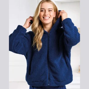 Giacca In Tessuto Sherpa Donna