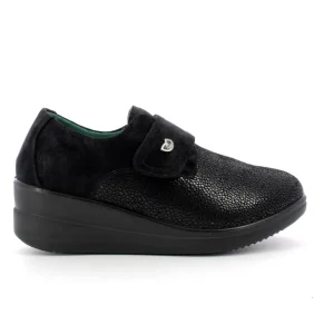 Mocassino Con Velcro Donna