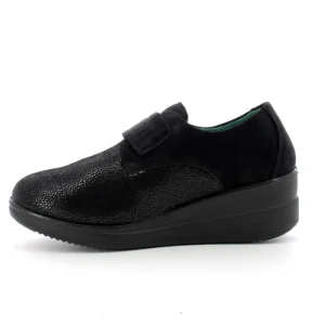 Mocassino Con Velcro Donna