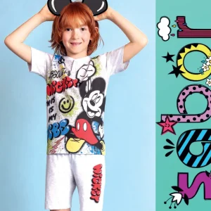 Pigiama Corto Mickey Bimbo 3-10a