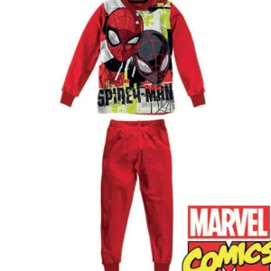 Pigiama Felpato Spiderman Bimbo 3-10a