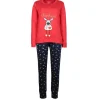 Pigiama Natale Interlock Bimbe 3-12a