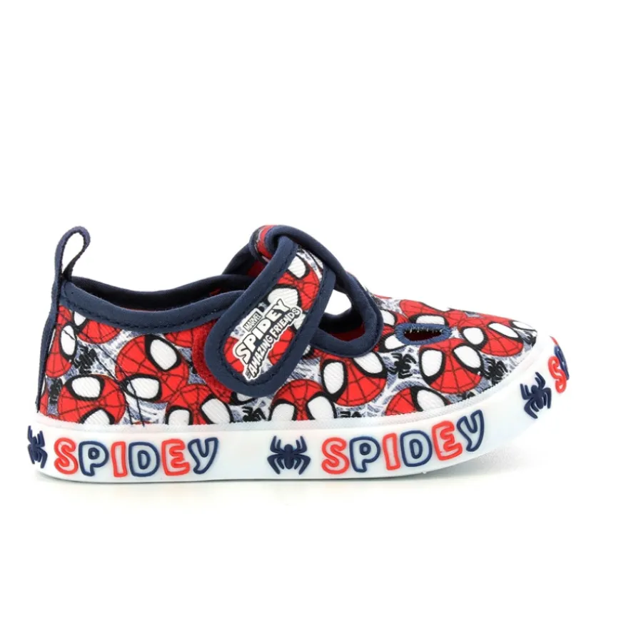 sandalo_tela__occhi_spide_0.webp Sandalo Tela 2 Occhi Spidey Bimbo 20-27
