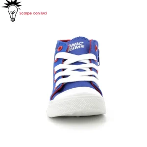 Scarpa Tela Alta Con Luci Sonic Bimbo 25-33