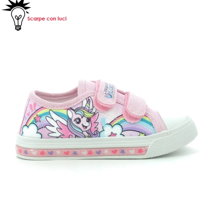scarpa_tela_bassa_con_luc_0.webp Scarpa Tela Bassa Con Luci Unicorno Bimba 25-33