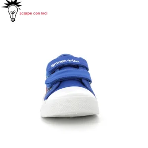 Scarpa Tela Bassa Con Luci Spiderman Bimbo 25-33