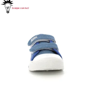 Scarpa Tela Bassa Con Luci Sonic Bimbo 25-33