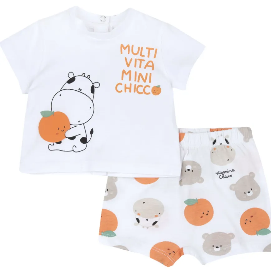 set__pz_tshirt_e_pantalon_0.webp Set 2 Pz T.shirt E Pantaloni Corti Neonato 1-12m