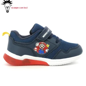 Sneakers Bassa Con Luci Super Mario Bros 24-32