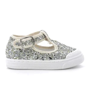 Sneakers Due Occhi Fibbia Glitter 19-23