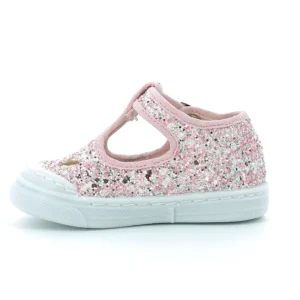 Sneakers Due Occhi Fibbia Glitter 19-23