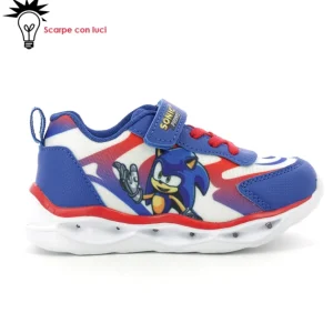 Sneakers Velcro Con Luci Sonic Bambino 25-33