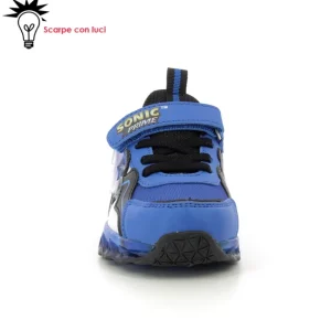 Sneakers Velcro Con Luci Sonic Bambino 25-33