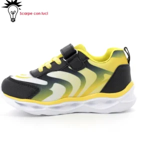 Sneakers Velcro Con Luci Batman Bambino 25-33