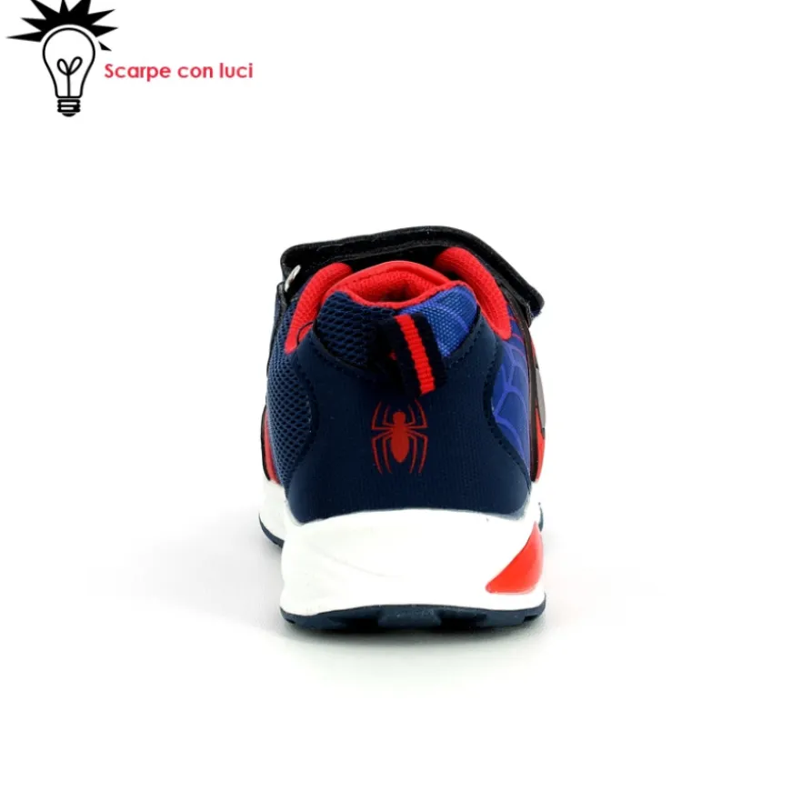 sneakers_velcro_con_luci__3-4.webp Sneakers Velcro Con Luci Spiderman Bambino 25-33