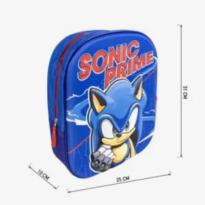 Zaino Asilo Bimbi 3d Sonic
